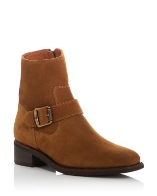 Frye Hannah Engineer Square Toe Booties