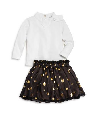 kate spade new york Infant Girls' Bow Top & Star Print Skirt Set - Sizes 6-24 Months