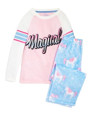 PJ Salvage Girls' Magical Unicorn Pajama Set - Sizes 4-6