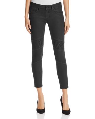 Mavi Aura Gold Skinny Ankle Jeans in Black Wash