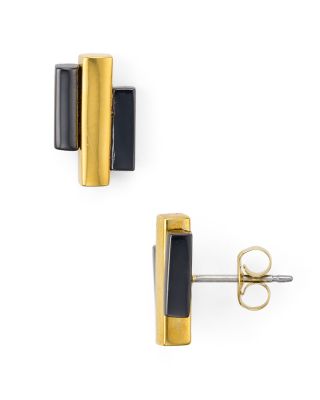 Botkier Two Tone Bar Earrings