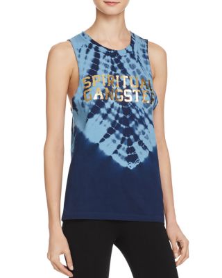 Spiritual Gangster Varsity Logo Tie Dye Tank