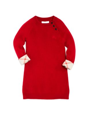 Burberry Girl's Cashmere Sweater Dress - Sizes 7-14