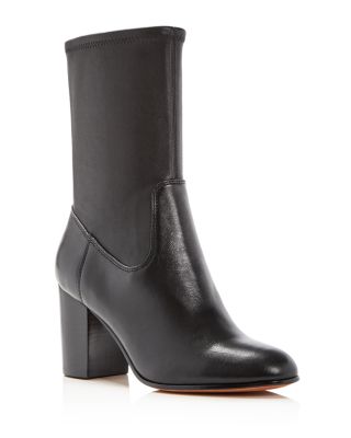 COACH Bond Block Heel Booties