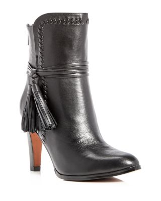 COACH Jessie Tassel High Heel Booties