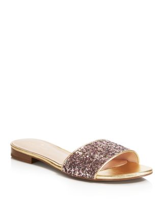 kate spade new york Sallie Glitter Mesh Slip On Sneakers 