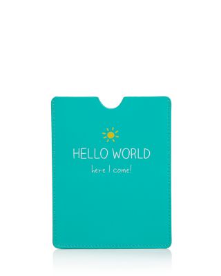 Happy Jackson Hello World Passport Case