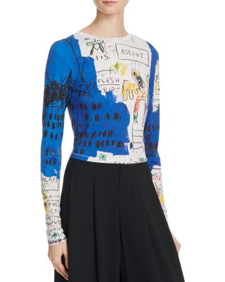 Alice and Olivia Delaina Printed Top