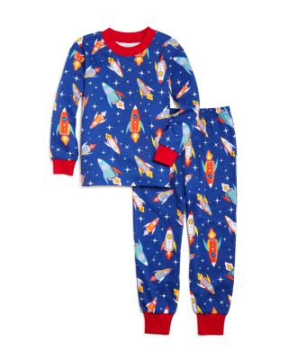 Sara's Prints Boys' Rockets in Flight Pajama Set - Sizes 2-7