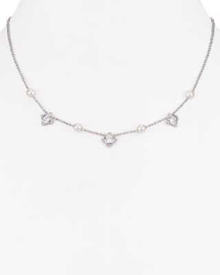 Nadri Joan Chain Collar Necklace, 16