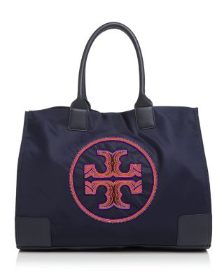 Tory Burch Ella Beaded Logo Tote