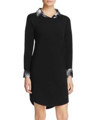 Sanctuary Rory Mixed Media Shirt Dress