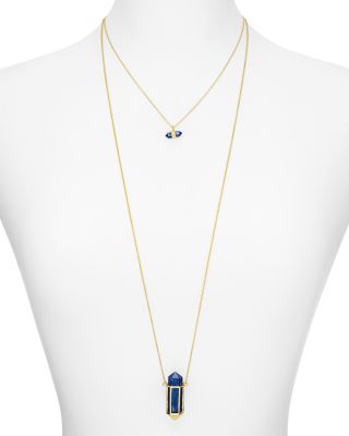 Volu Lapis Lazuli Layered Necklace, 15