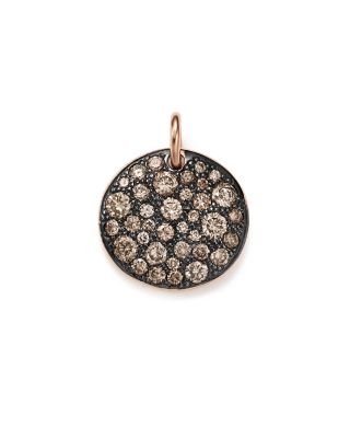 Pomellato Sabbia Pendant with Brown Diamonds in 18K Rose Gold