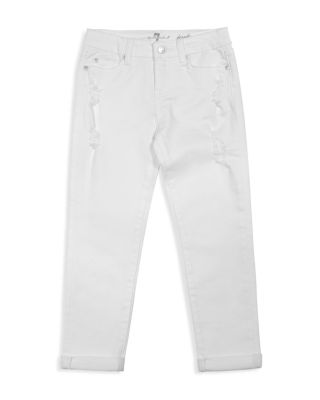 7 For All Mankind Girls' Josefina Distressed Boyfriend Jeans - Sizes 4-6X