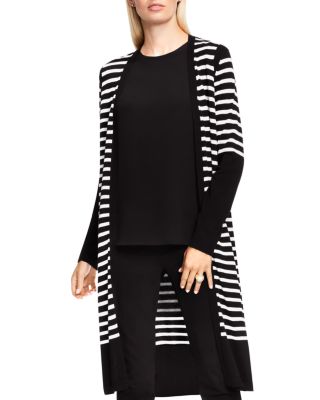 VINCE CAMUTO Stripe Duster Cardigan