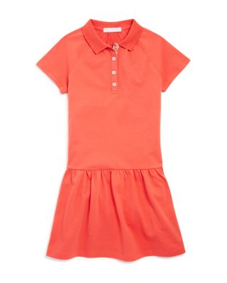 Burberry Girls' Dropped Waist Polo Dress - Sizes 4-14