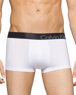Calvin Klein Edge Classic-fit Stretch-cotton Trunks In White