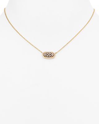 Kendra Scott Elisa Statement Necklace In Yellow Gold Plate In Gold/rose Gold
