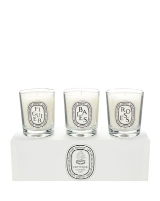 Diptyque Baies, Figuier, Roses Candle Set