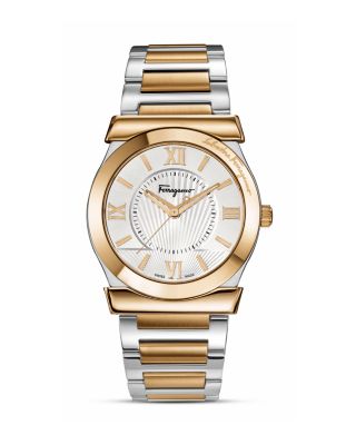 Salvatore Ferragamo Salvatore Ferragamo Vega Silver Sunray Dial Watch, 38mm