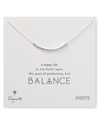 Dogeared Balance Tube Necklace, 18