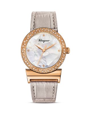 Salvatore Ferragamo Salvatore Ferragamo Grande Maison Gold Ion Plated Stainless Steel Watch, 33mm