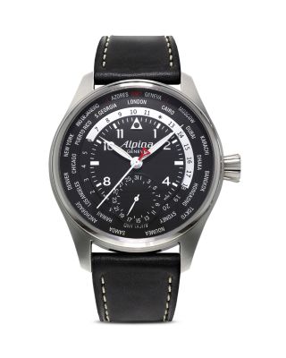 Alpina Alpina Startimer Pilot In-House Manufacture Worldtimer Watch, 44mm