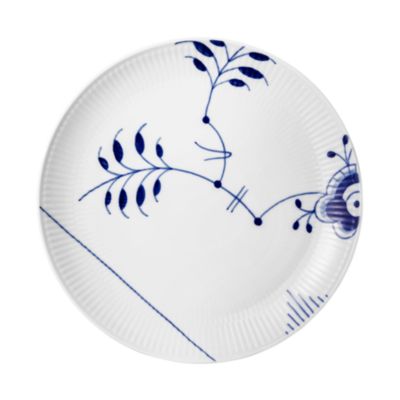 Royal Copenhagen Blue Fluted Mega Coupe Lunch Plate