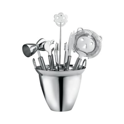 WMF/USA 'Faces' 7-Piece Bar Set by WMF