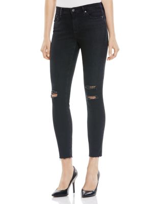 AG Destruct Midi Ankle Jeans in Black - Bloomingdale's Exclusive - 100% Bloomingdale's Exclusive