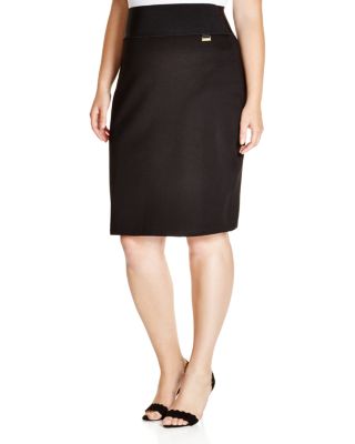 Calvin Klein Plus Pencil Skirt