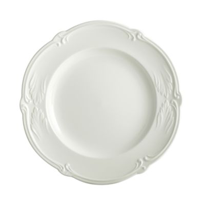 Gien France Rocaille White Canape Plate