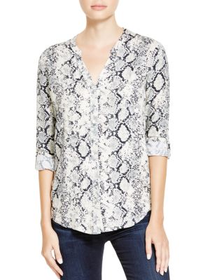 Soft Joie Dane Snakeskin Print Shirt