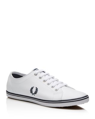fred perry kingston black leather