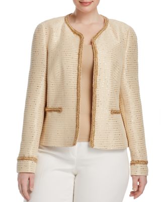 BASLER PLUS Sequin Tweed Jacket