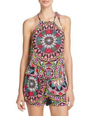 PilyQ Reagan Romper Swim Cover Up