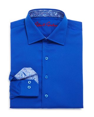 Robert Graham Boys' Nadim Jacquard Dress Shirt - Sizes S-XL