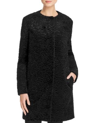 BASLER Faux Astrakhan Fur Coat