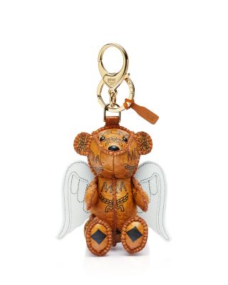 MCM Visetos Angel Bear Key Charm