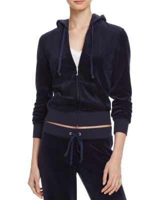 Juicy Couture Black Label Robertson Velour Zip Hoodie - 100% Bloomingdale's Exclusive