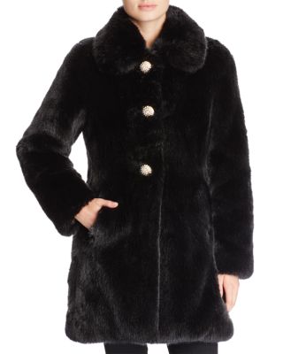 kate spade new york Faux Fur Coat