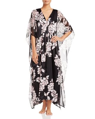 Oscar de la Renta Signature Floral Print Caftan