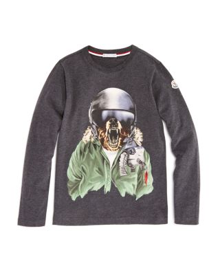 Moncler Boys' Ski Wolf Graphic Tee - Sizes 8-14