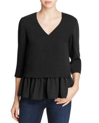 Cooper & Ella Renata Peplum Top