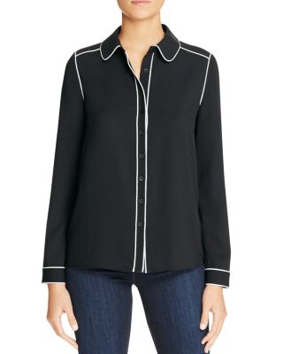 Cooper & Ella Maude Piped Blouse