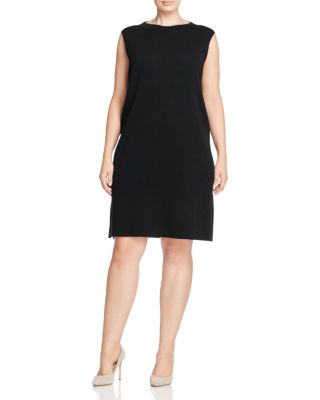 Eileen Fisher Plus Wool Shift Dress