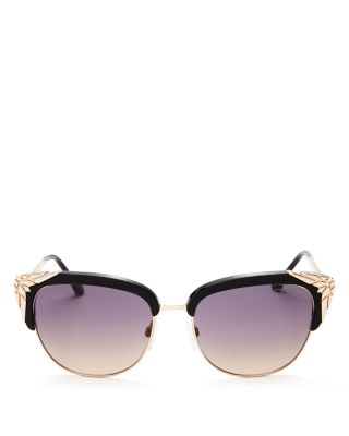 Roberto Cavalli Wezn Cat Eye Sunglasses, 56mm