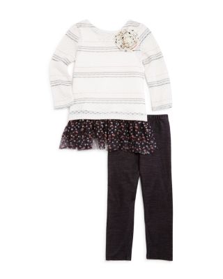 Pippa & Julie Girls' Sweater, Tank & Leggings Set - Sizes 2-6X