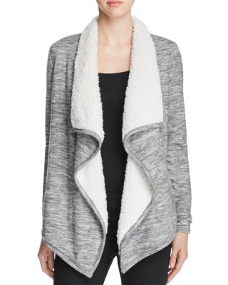 Vero Moda Ilsa Space Dye Faux Fur Cardigan